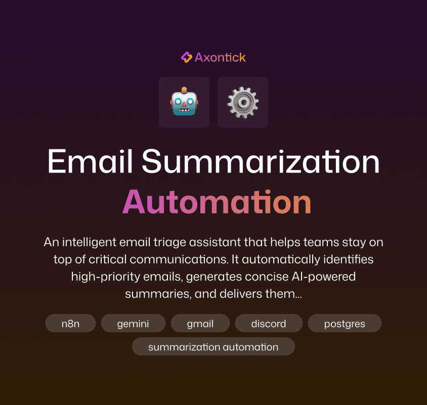 Email Prioritization & Summary Generation Automation