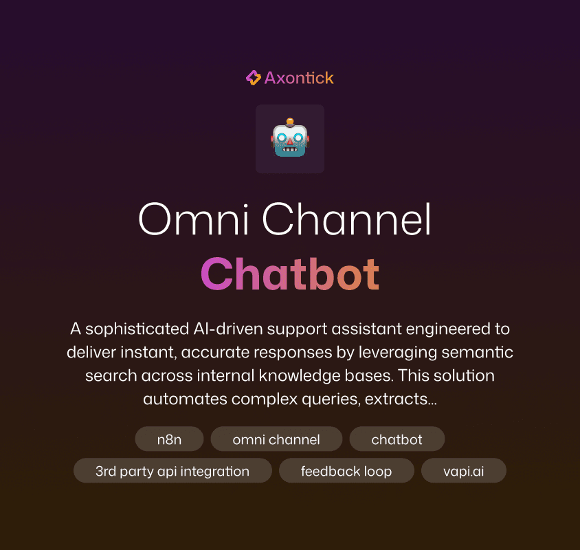 Omni Channel Chatbot for Pathology Clinic