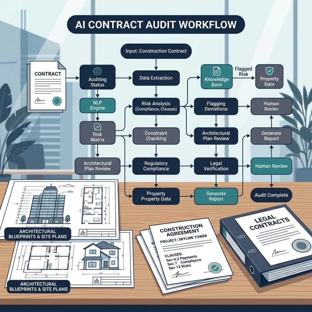 Building on Solid Ground: Using LangGraph to Build Rule-Bound AI Agents for Real Estate and Construction Contract Auditing