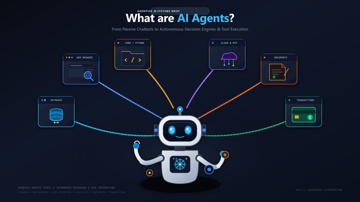 What Are AI Agents? From Passive Chatbots to Autonomous Decision Engines